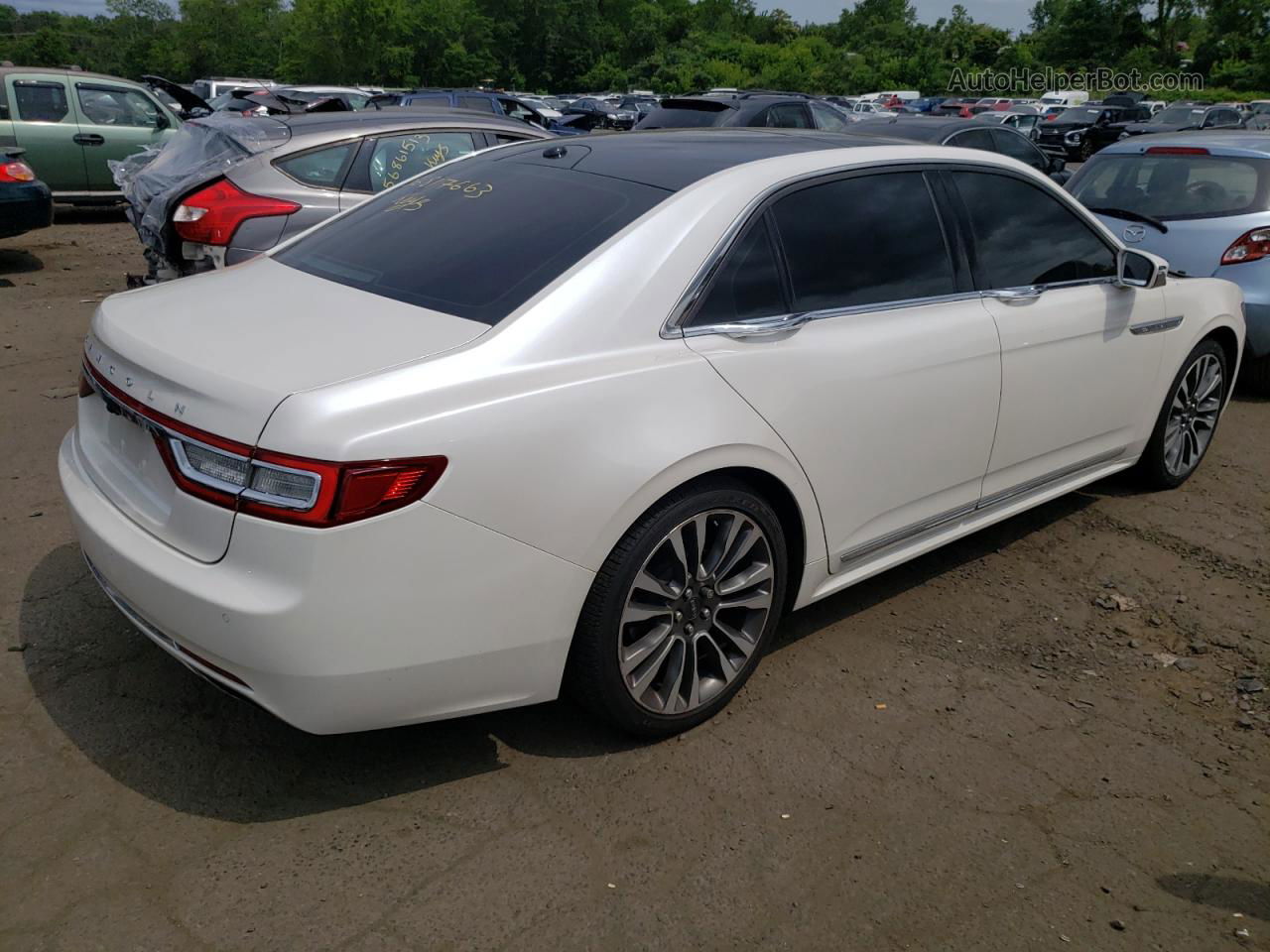 2017 Lincoln Continental Select Белый vin: 1LN6L9TP0H5611770