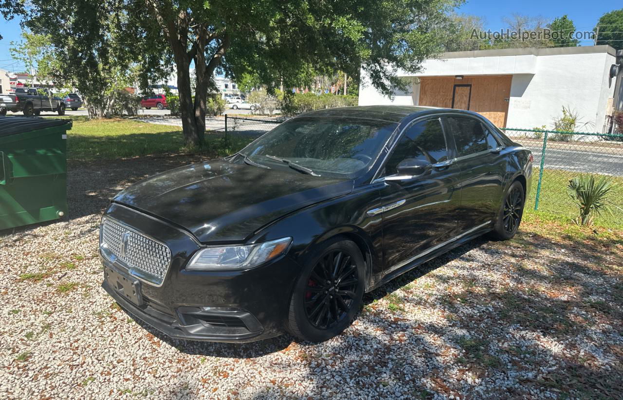 2017 Lincoln Continental Select Black vin: 1LN6L9TP1H5606139