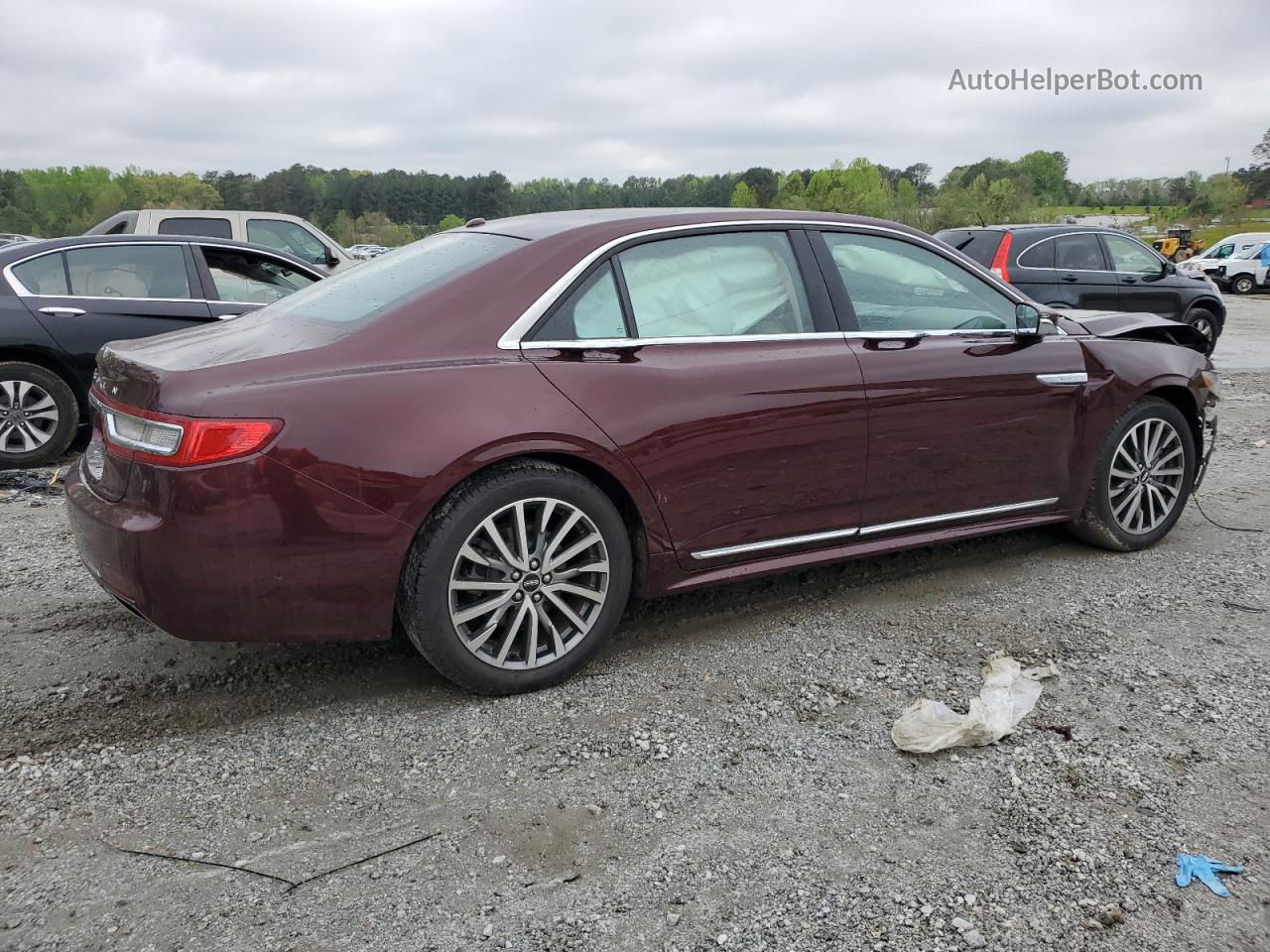 2017 Lincoln Continental Select Burgundy vin: 1LN6L9TP2H5618770