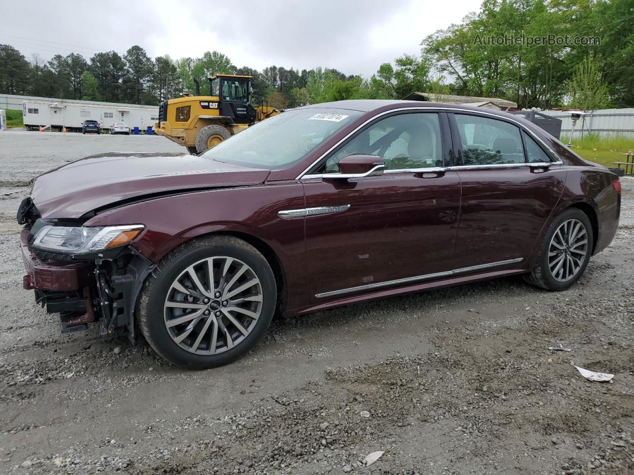 2017 Lincoln Continental Select Burgundy vin: 1LN6L9TP2H5618770