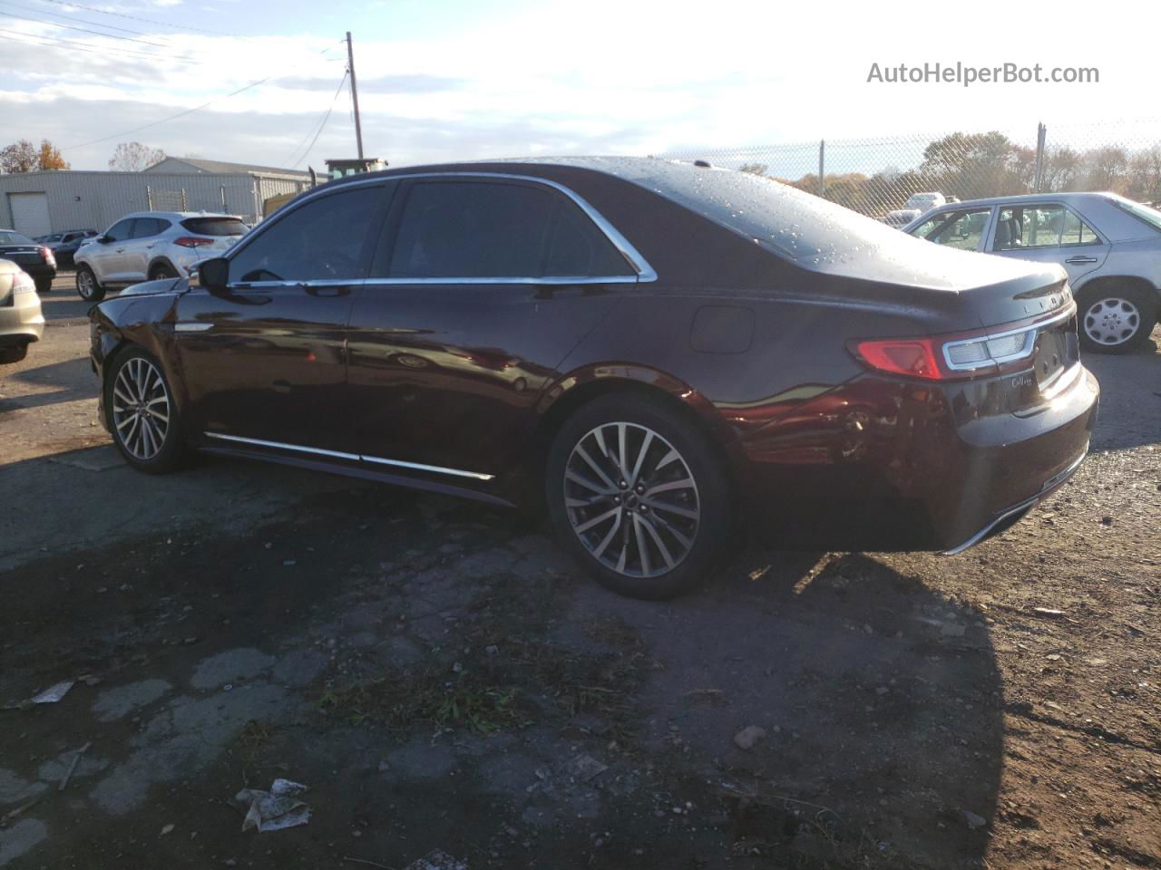 2017 Lincoln Continental Select Maroon vin: 1LN6L9TP2H5628957