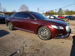 2017 Lincoln Continental Select Maroon vin: 1LN6L9TP2H5628957