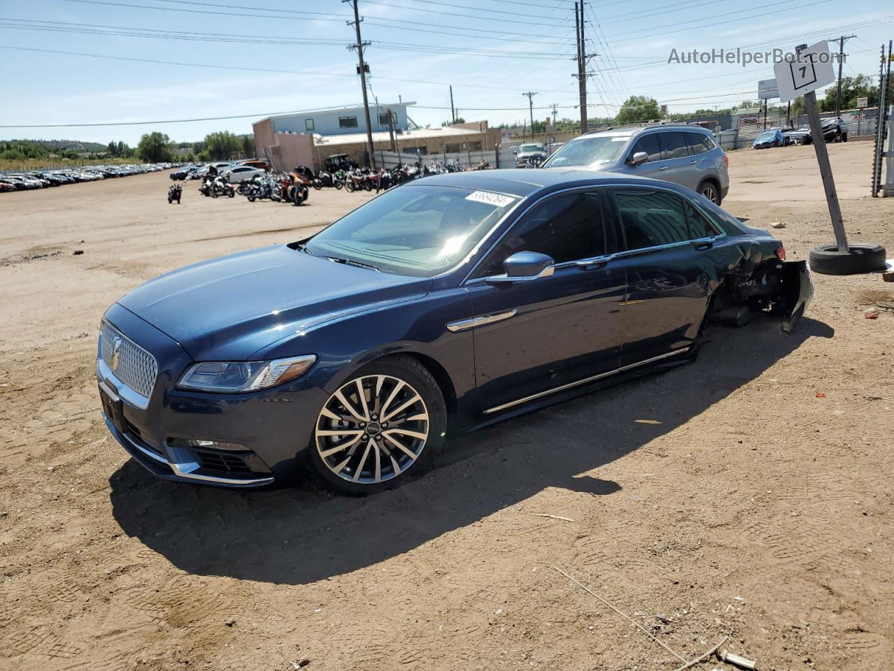 2017 Lincoln Continental Select Blue vin: 1LN6L9TP3H5631558