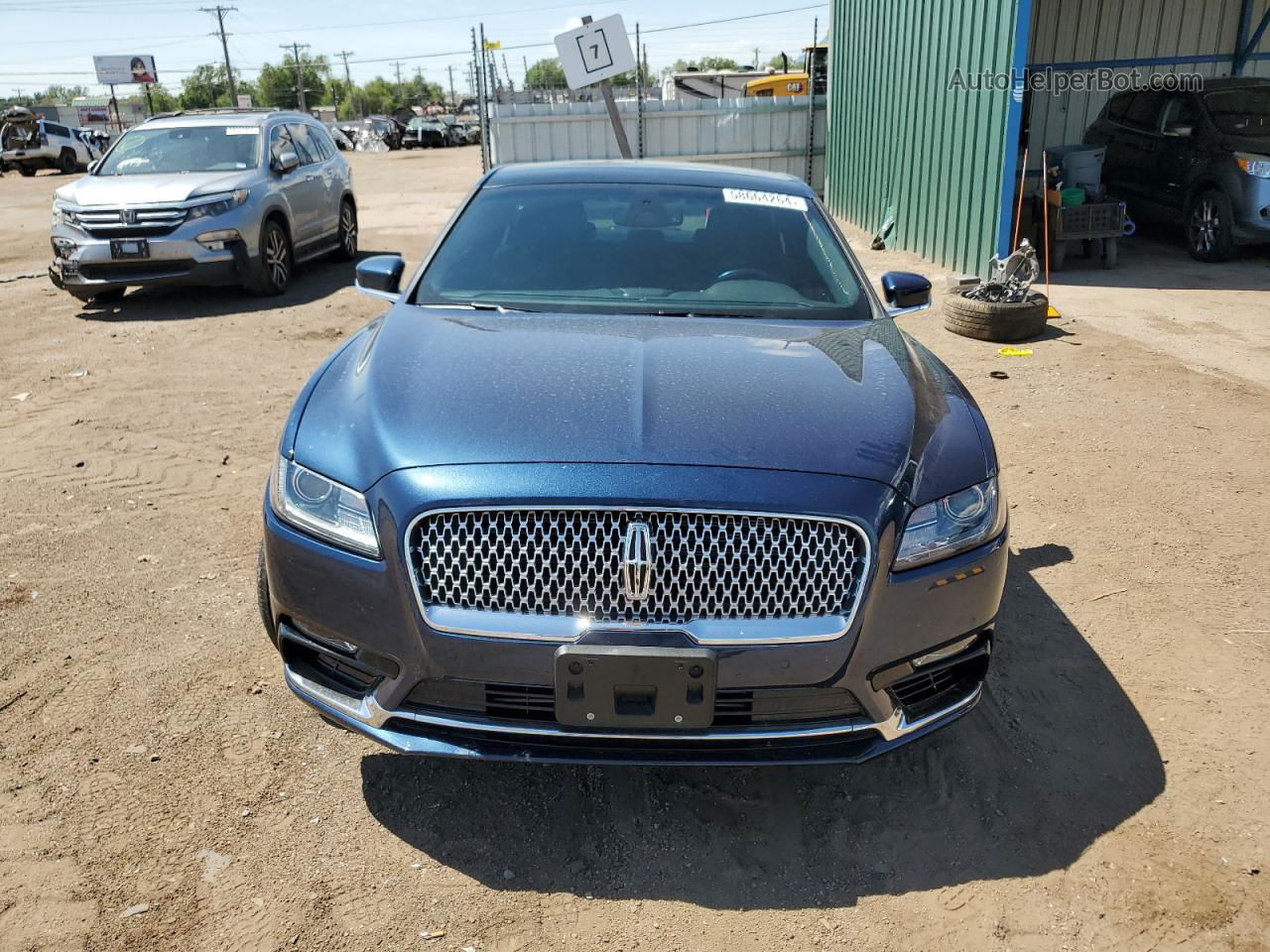 2017 Lincoln Continental Select Blue vin: 1LN6L9TP3H5631558