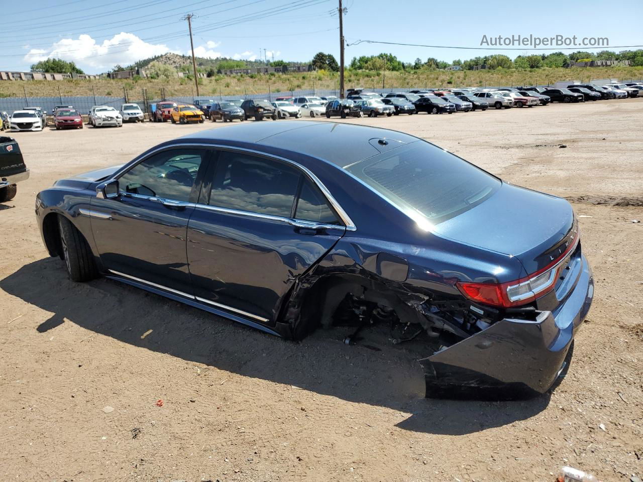 2017 Lincoln Continental Select Blue vin: 1LN6L9TP3H5631558