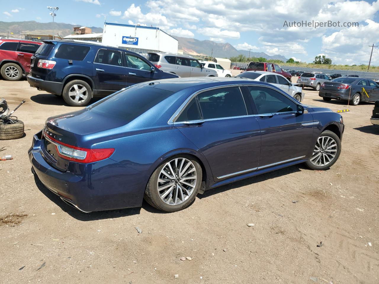 2017 Lincoln Continental Select Blue vin: 1LN6L9TP3H5631558