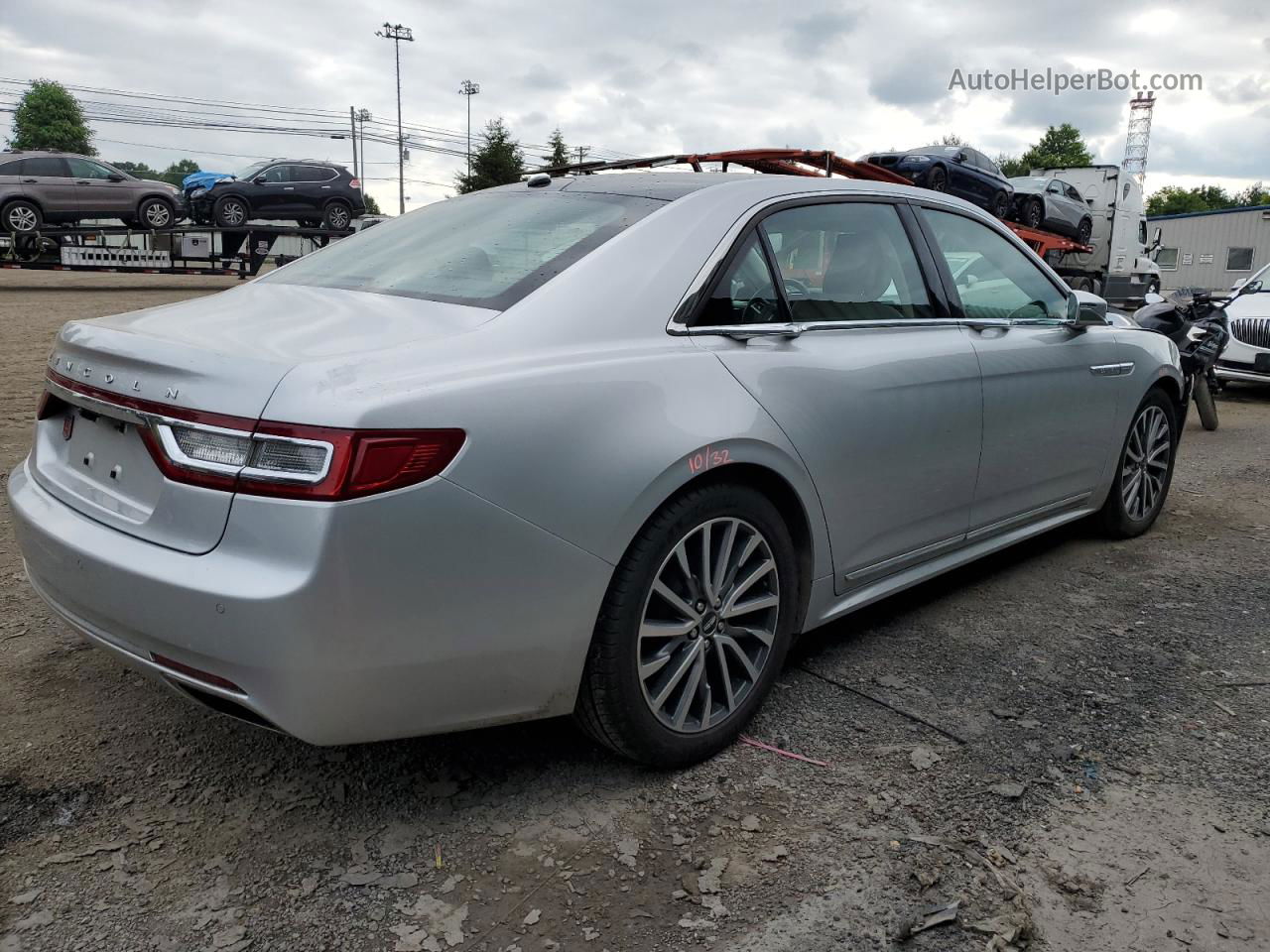 2017 Lincoln Continental Select Silver vin: 1LN6L9TPXH5611498