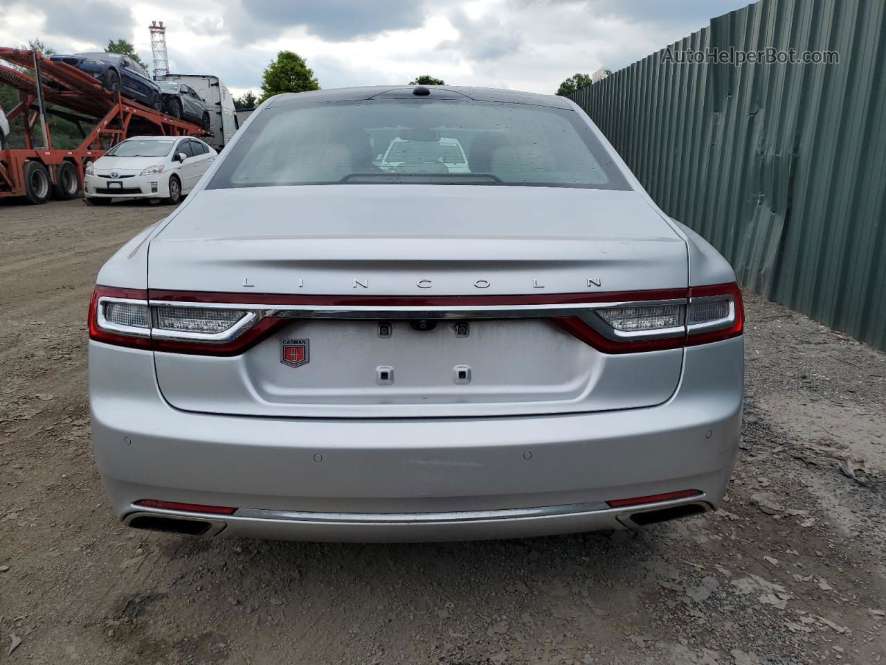 2017 Lincoln Continental Select Silver vin: 1LN6L9TPXH5611498