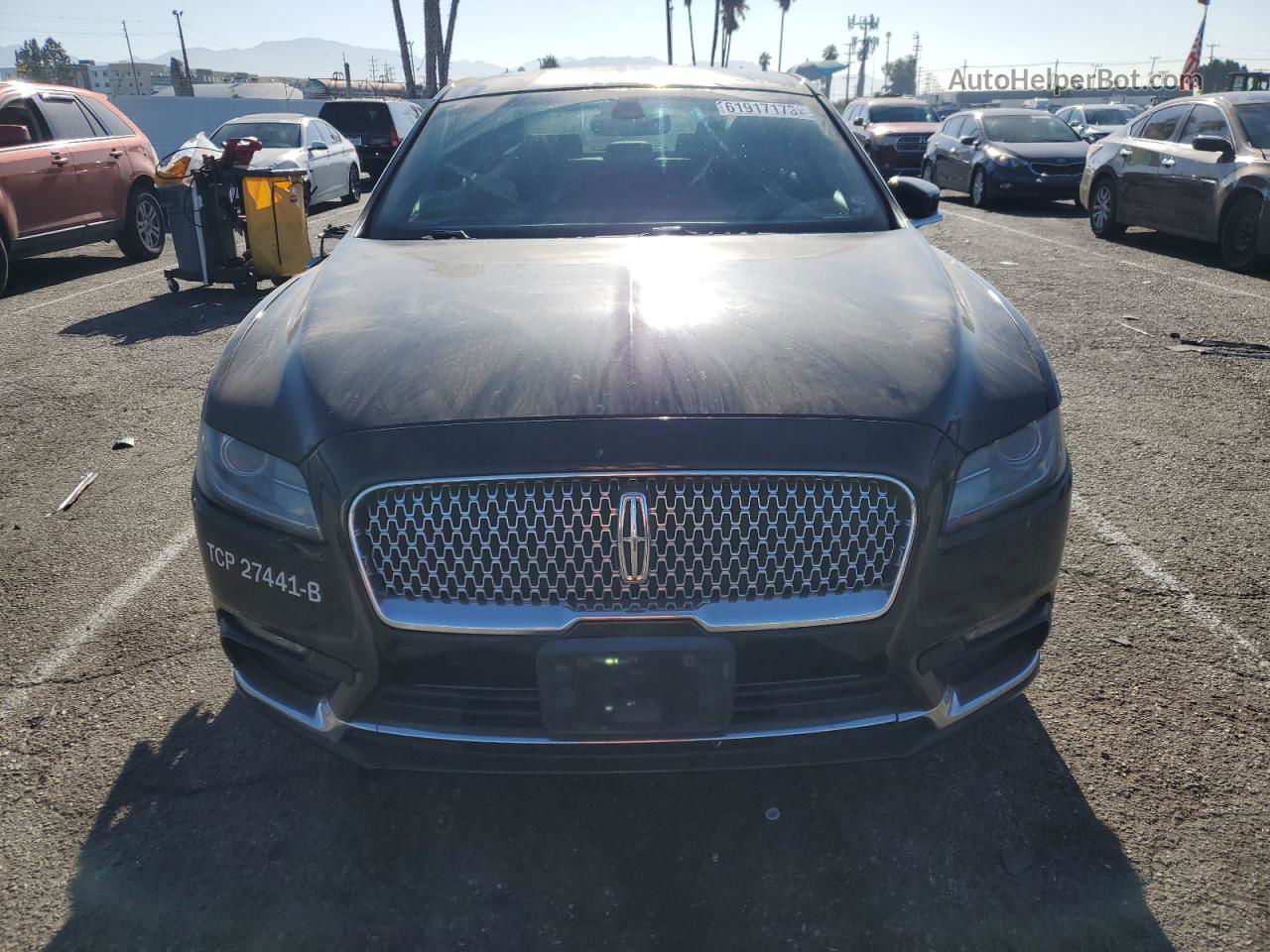 2017 Lincoln Continental  Черный vin: 1LN6L9UK1H5605186