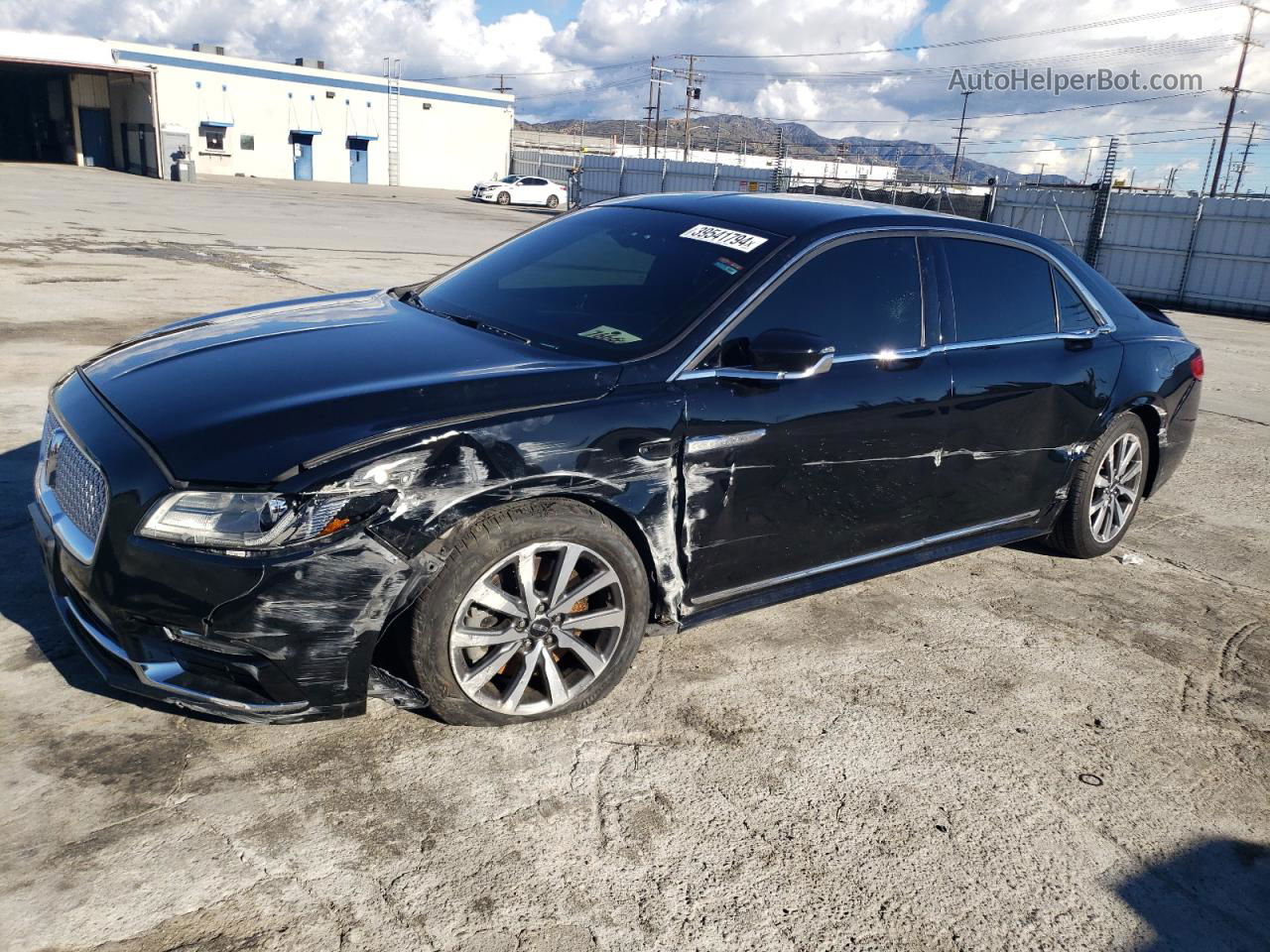 2017 Lincoln Continental  Черный vin: 1LN6L9UK3H5606369