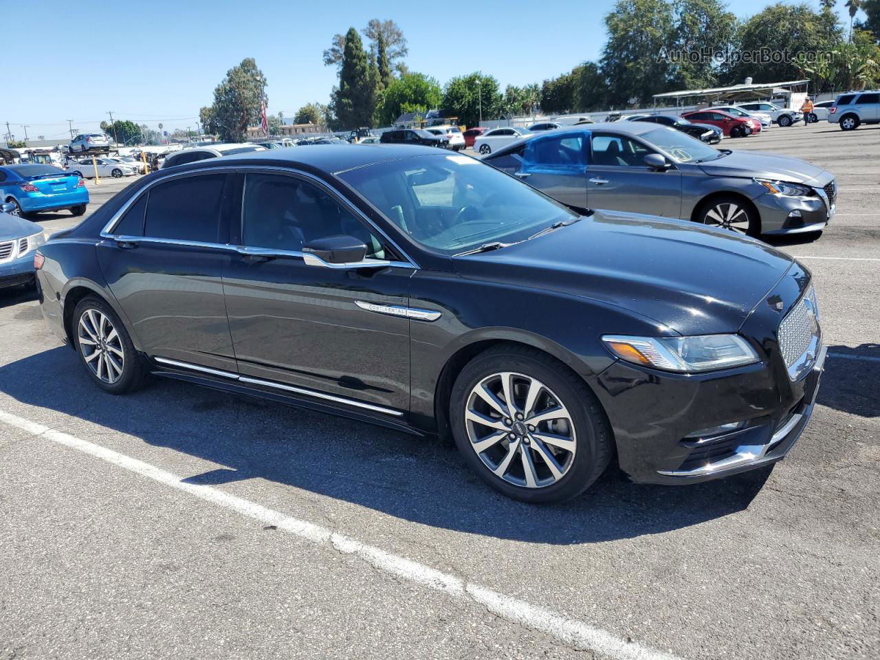 2017 Lincoln Continental Черный vin: 1LN6L9UK9H5606358