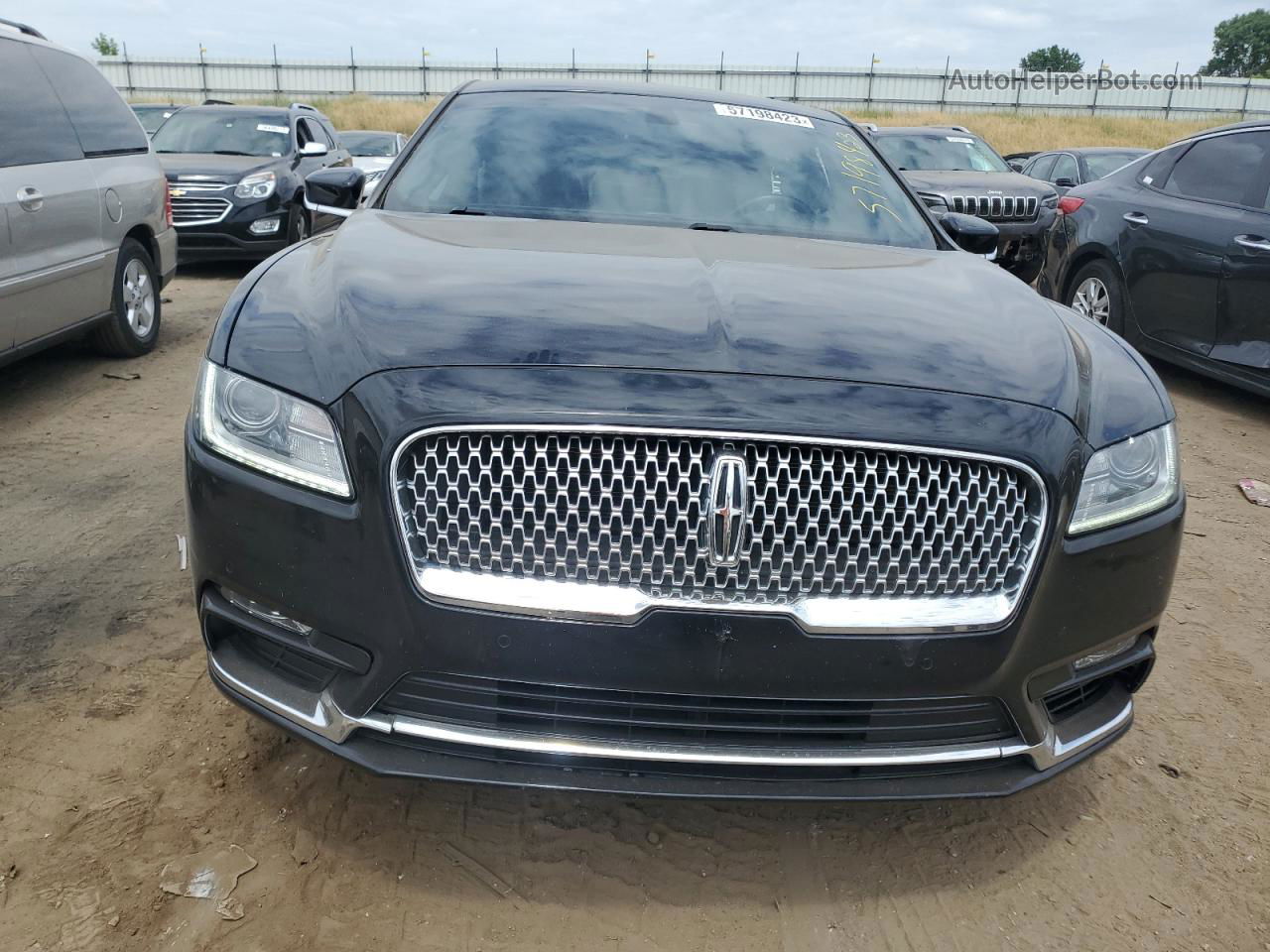 2017 Lincoln Continental Premiere Black vin: 1LN6L9VK6H5627926