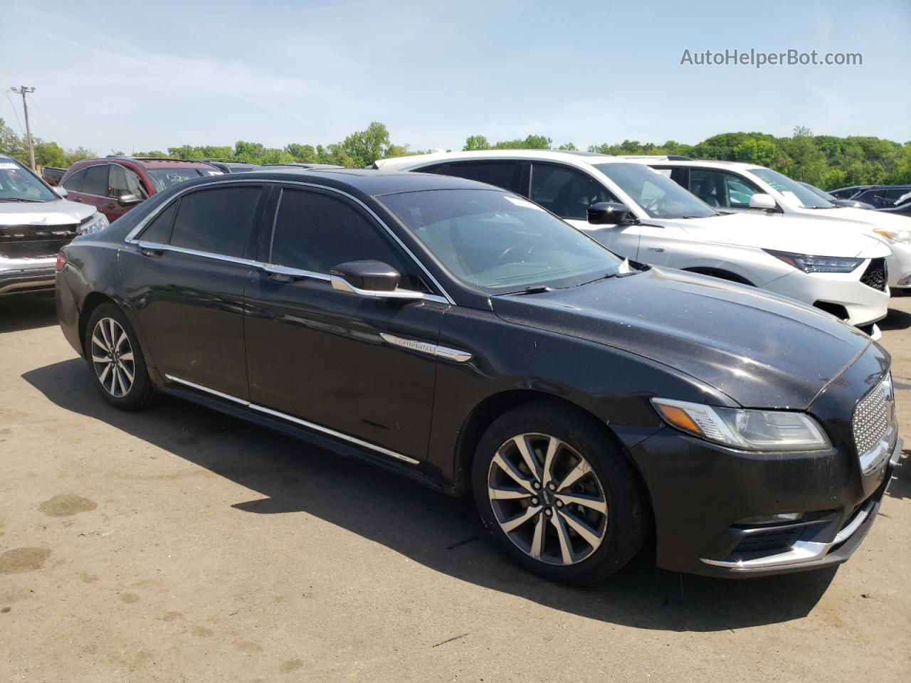 2017 Lincoln Continental Premiere Black vin: 1LN6L9VK7H5608432