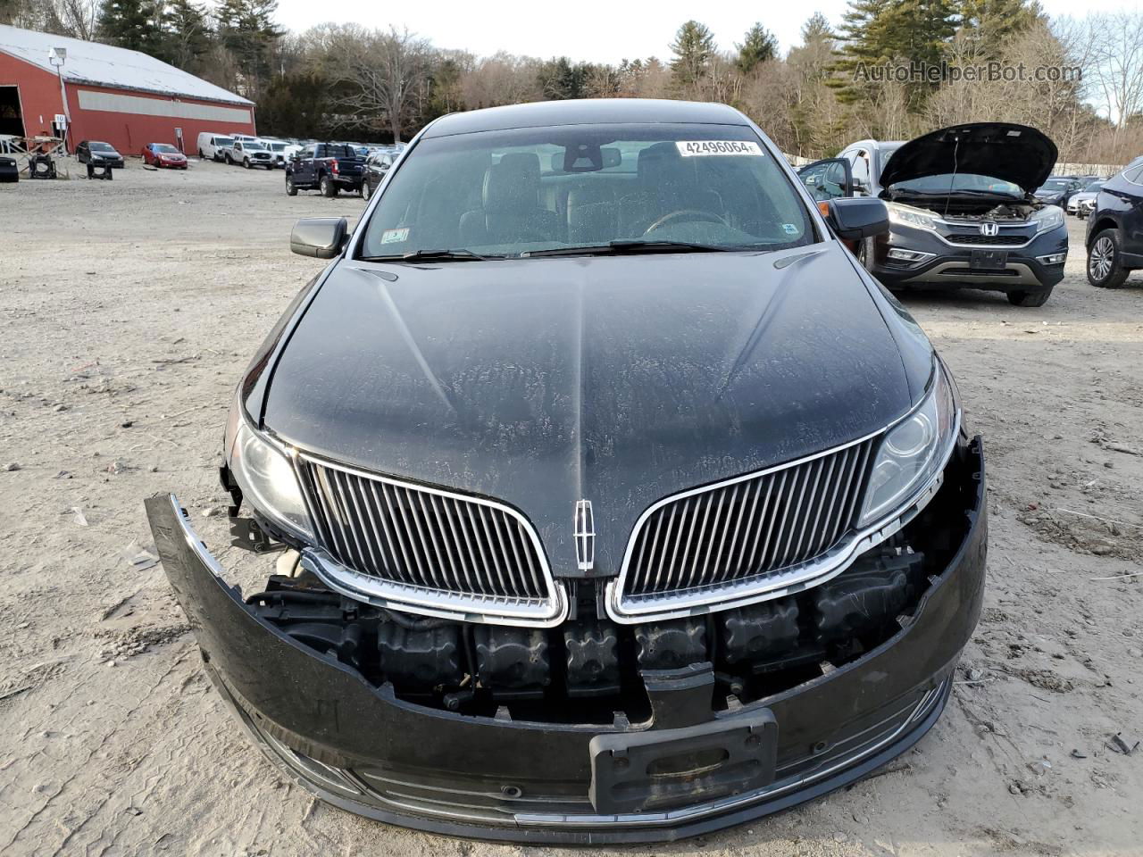 2014 Lincoln Mks  Black vin: 1LNHL9DK0EG606354