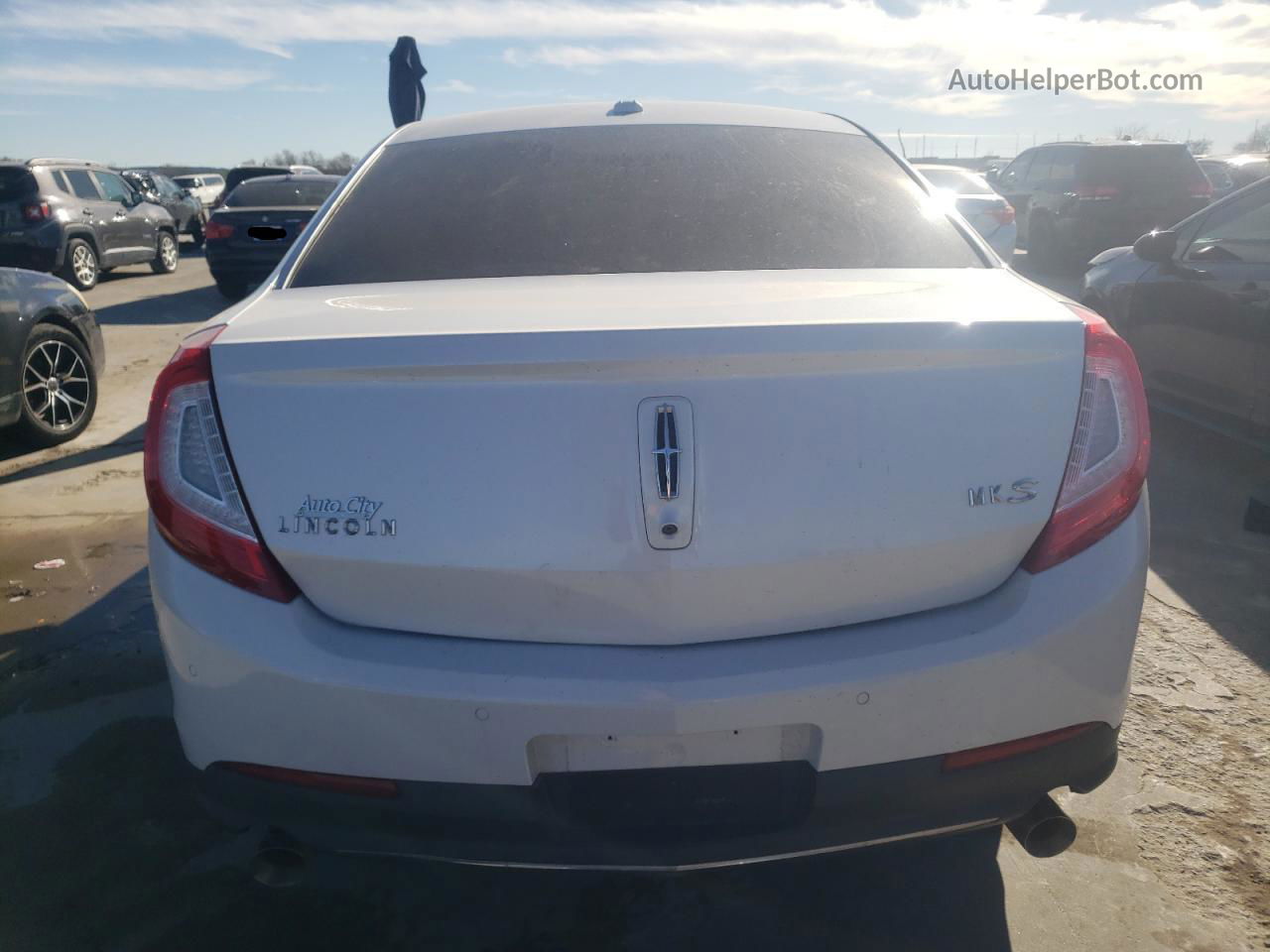 2014 Lincoln Mks  Белый vin: 1LNHL9DK2EG610017