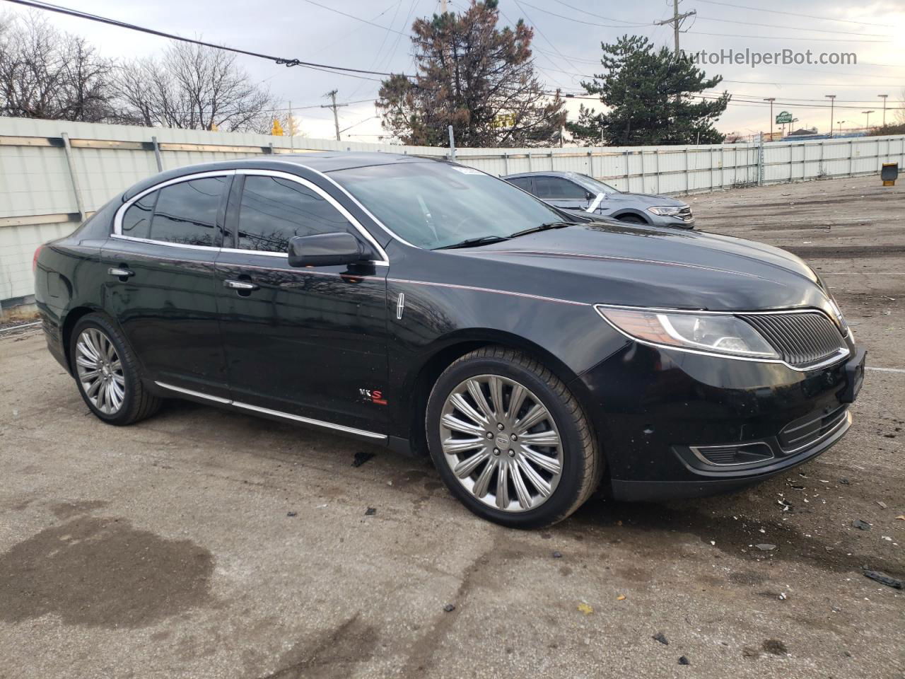 2014 Lincoln Mks  Черный vin: 1LNHL9DK4EG602243