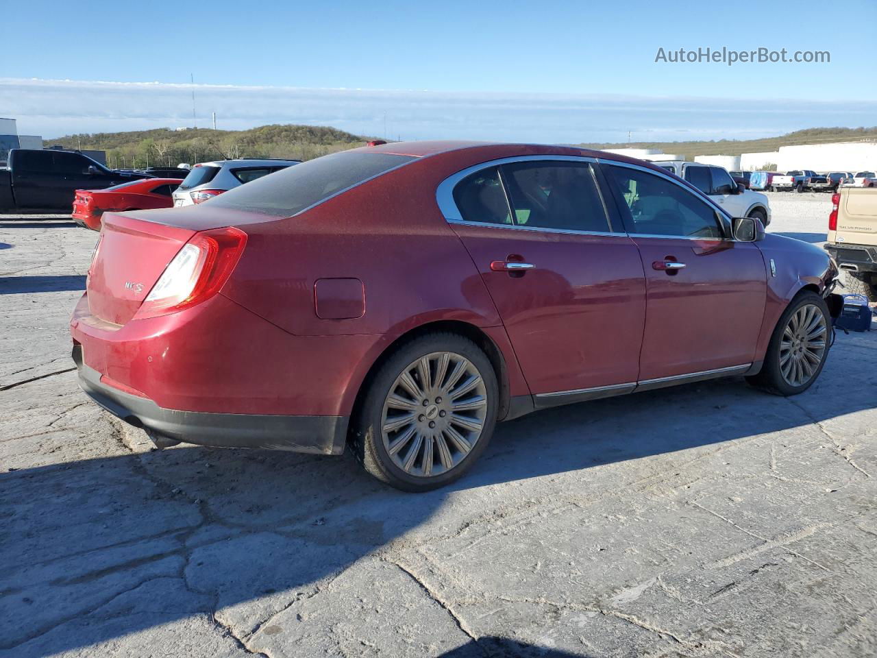 2014 Lincoln Mks  Red vin: 1LNHL9DK4EG606566