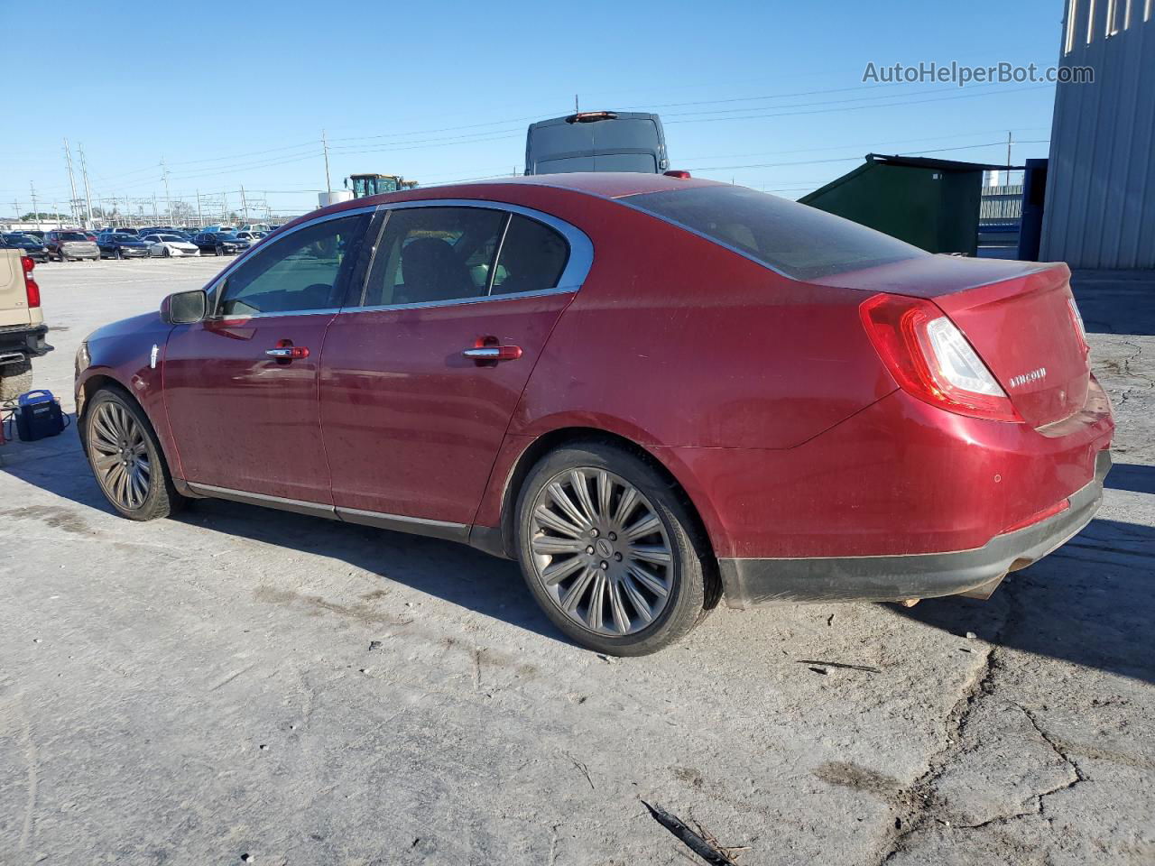 2014 Lincoln Mks  Red vin: 1LNHL9DK4EG606566