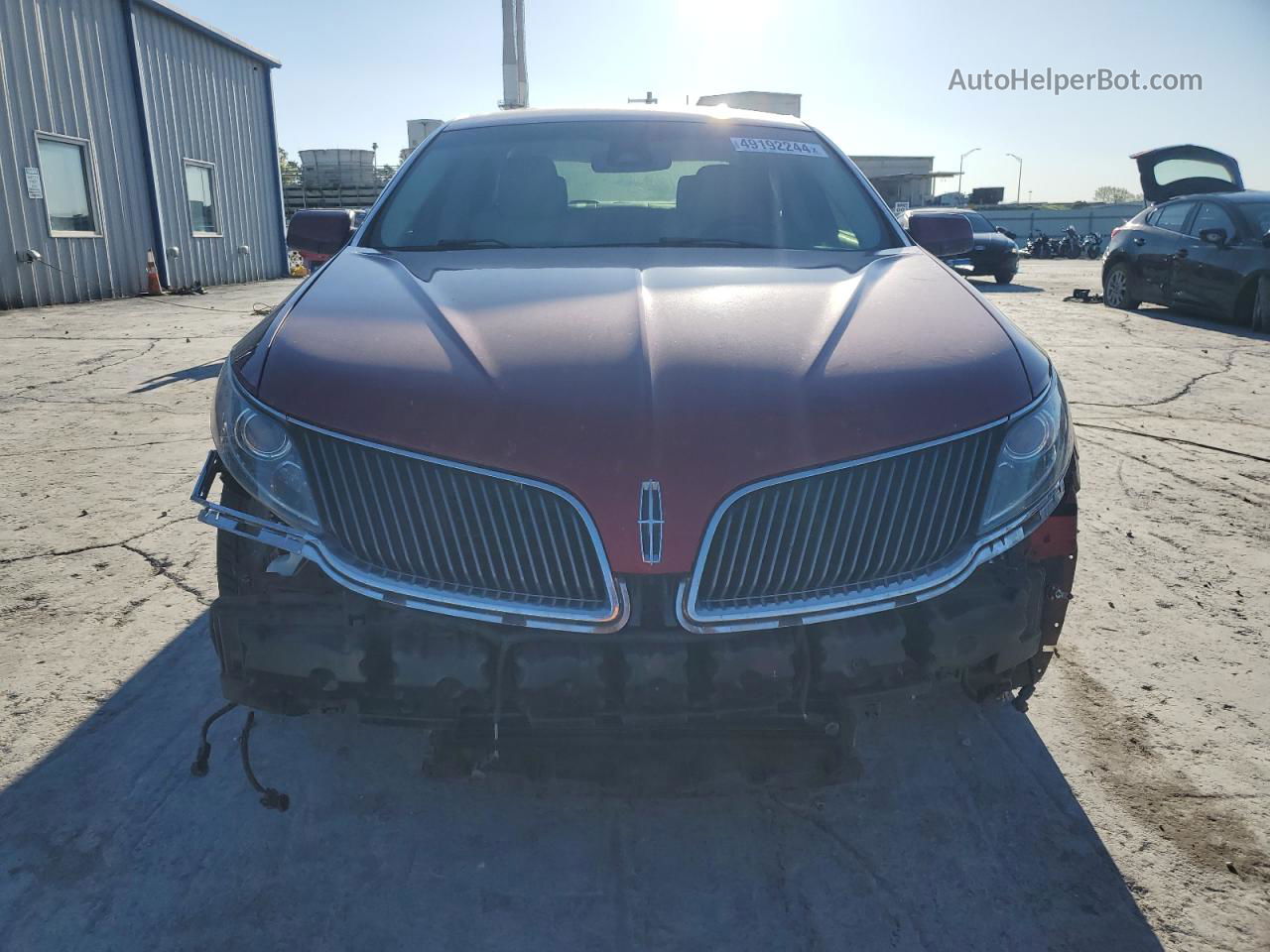 2014 Lincoln Mks  Красный vin: 1LNHL9DK4EG606566