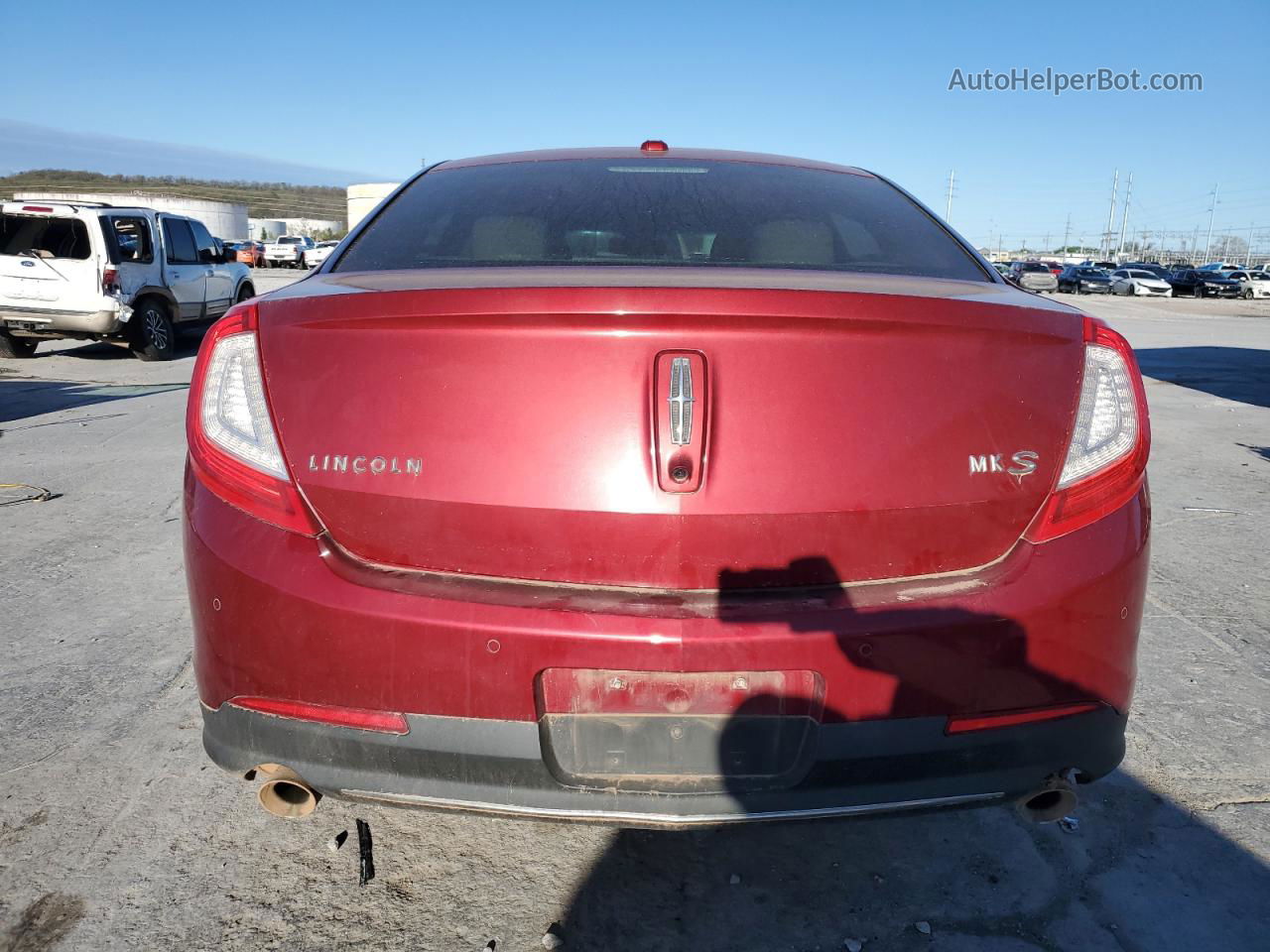 2014 Lincoln Mks  Красный vin: 1LNHL9DK4EG606566