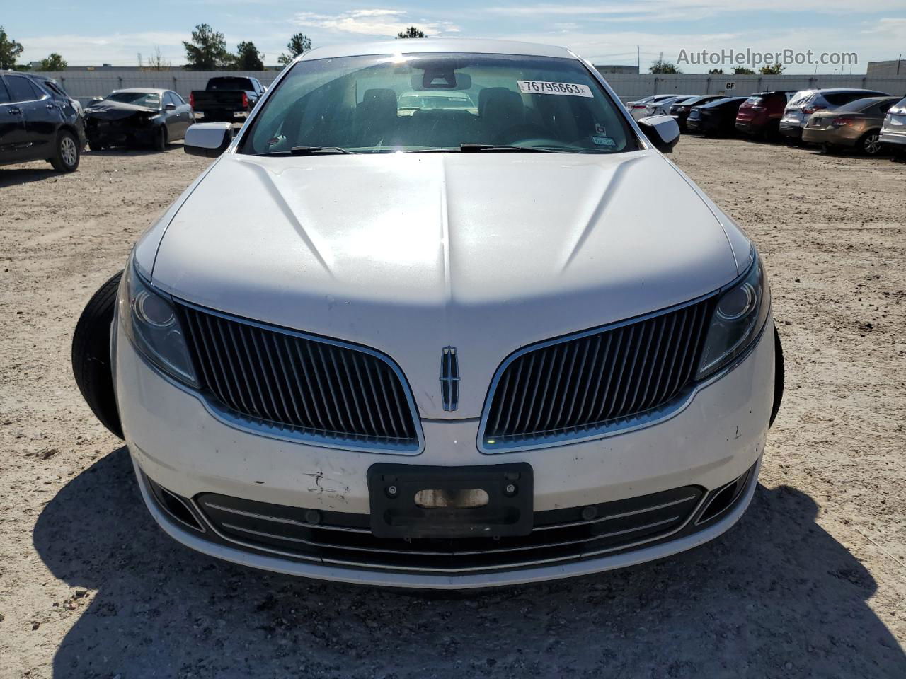 2014 Lincoln Mks  Белый vin: 1LNHL9DK5EG601778