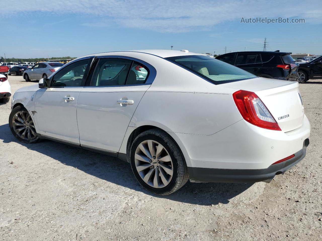 2014 Lincoln Mks  Белый vin: 1LNHL9DK5EG601778