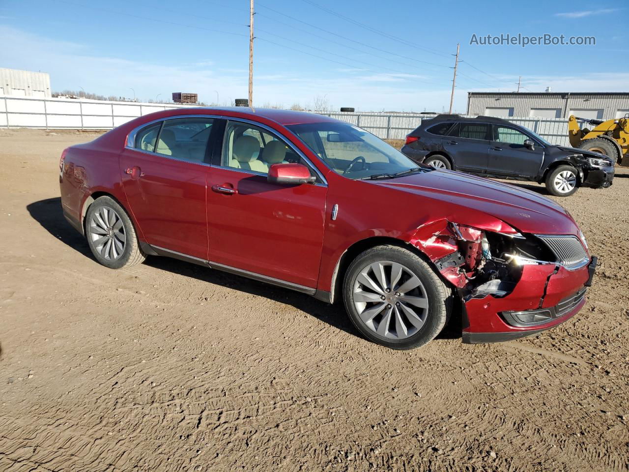 2014 Lincoln Mks  Red vin: 1LNHL9DK5EG601795