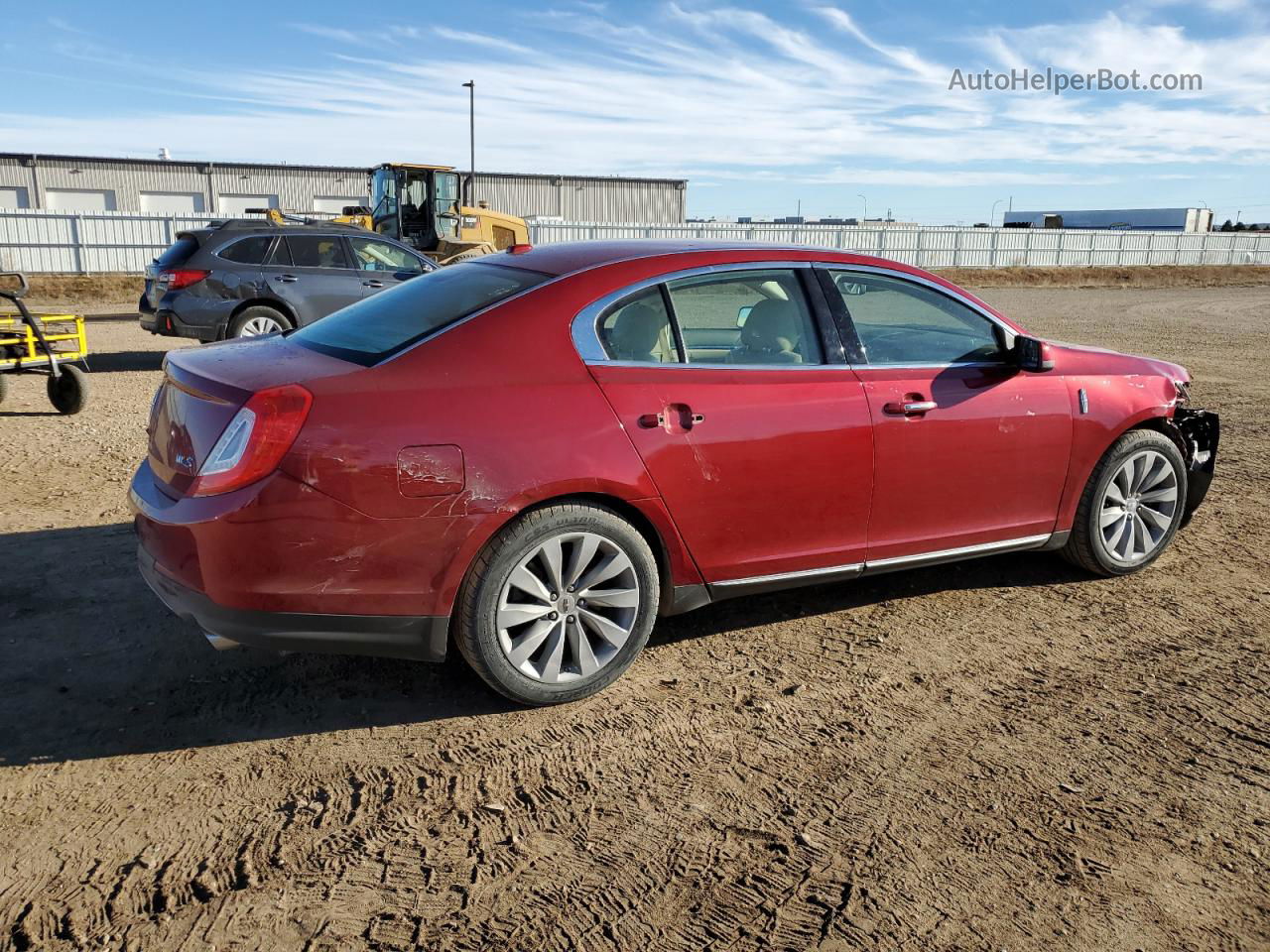 2014 Lincoln Mks  Красный vin: 1LNHL9DK5EG601795