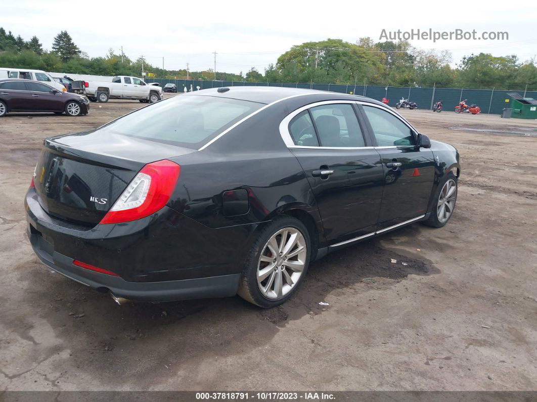 2014 Lincoln Mks Black vin: 1LNHL9DK5EG604650