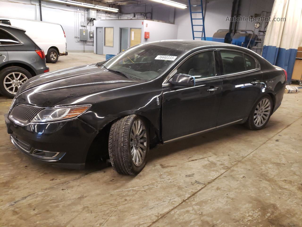 2014 Lincoln Mks  Черный vin: 1LNHL9DK6EG600574