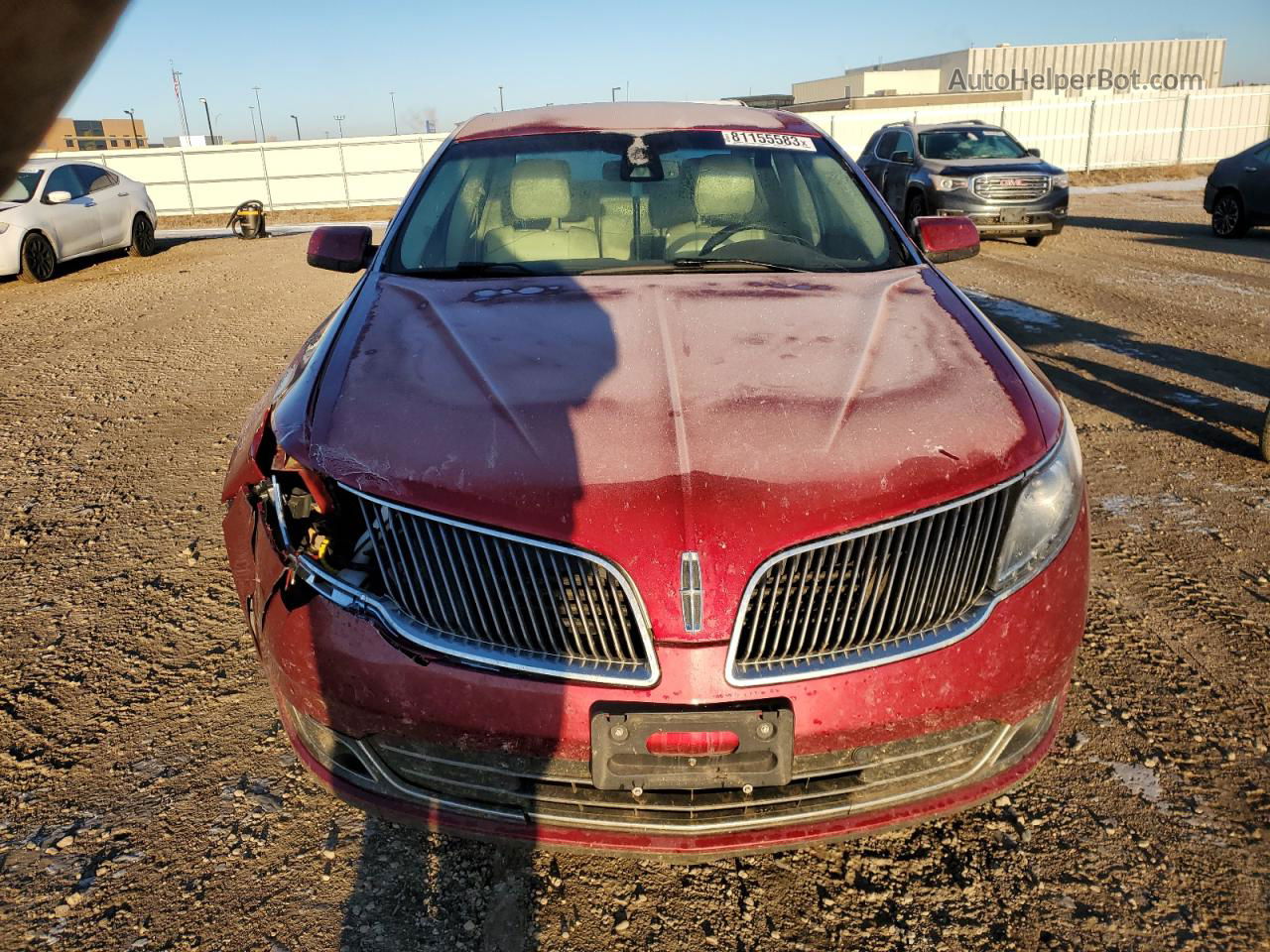 2014 Lincoln Mks  Maroon vin: 1LNHL9DK6EG605967