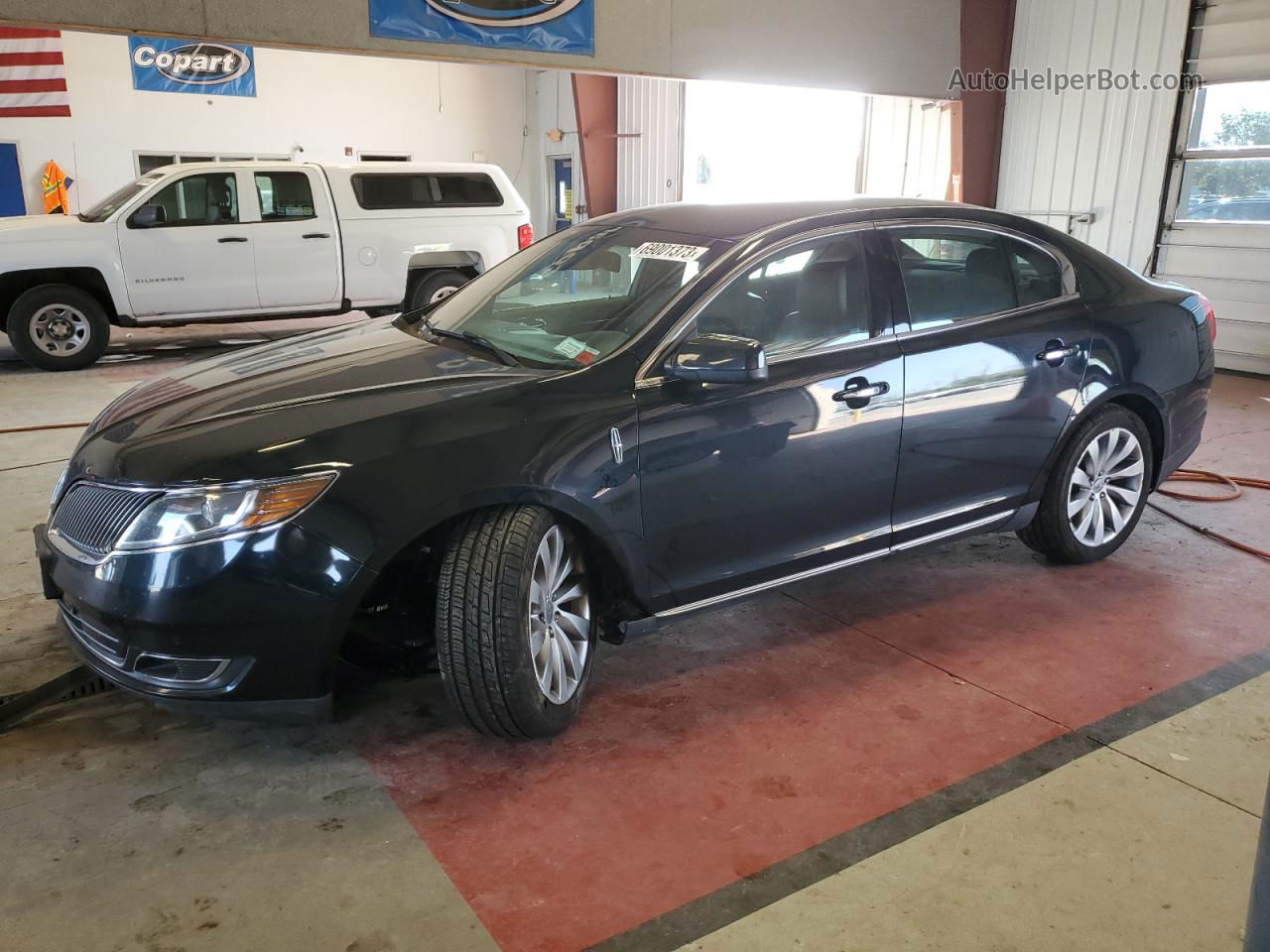 2014 Lincoln Mks  Blue vin: 1LNHL9DK6EG607959