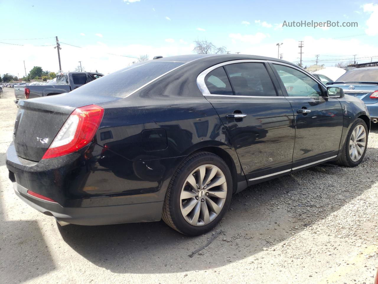 2014 Lincoln Mks  Черный vin: 1LNHL9DK7EG602642