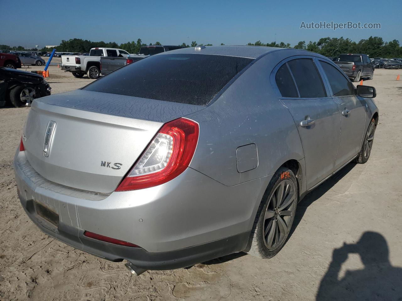 2014 Lincoln Mks  Silver vin: 1LNHL9DK7EG607324