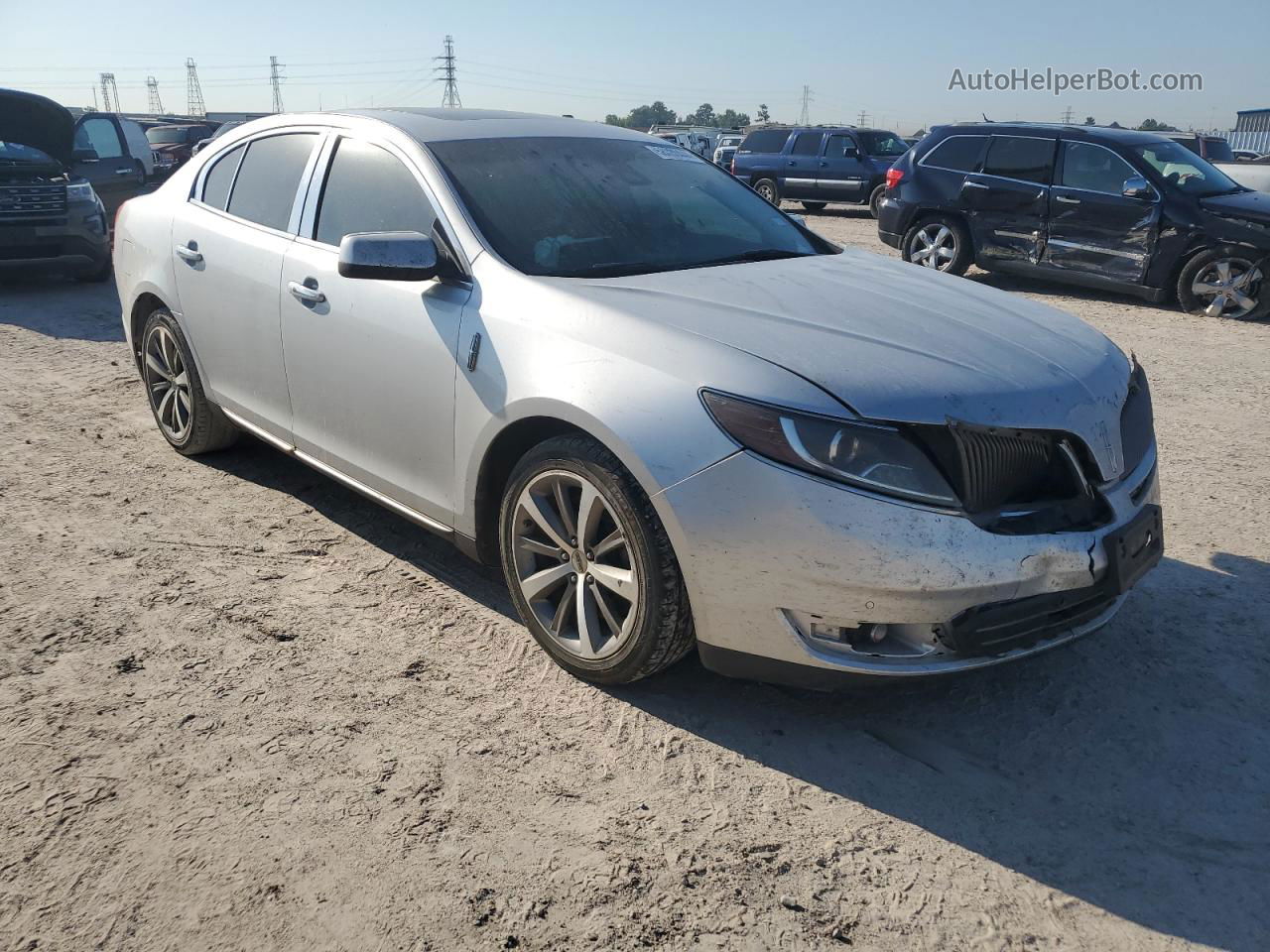 2014 Lincoln Mks  Silver vin: 1LNHL9DK7EG607324