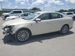 2014 Lincoln Mks  Cream vin: 1LNHL9DK7EG612345