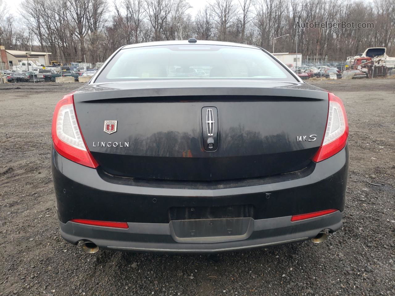 2014 Lincoln Mks  Black vin: 1LNHL9DK8EG612726