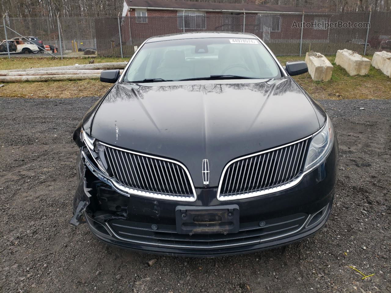 2014 Lincoln Mks  Black vin: 1LNHL9DK8EG612726