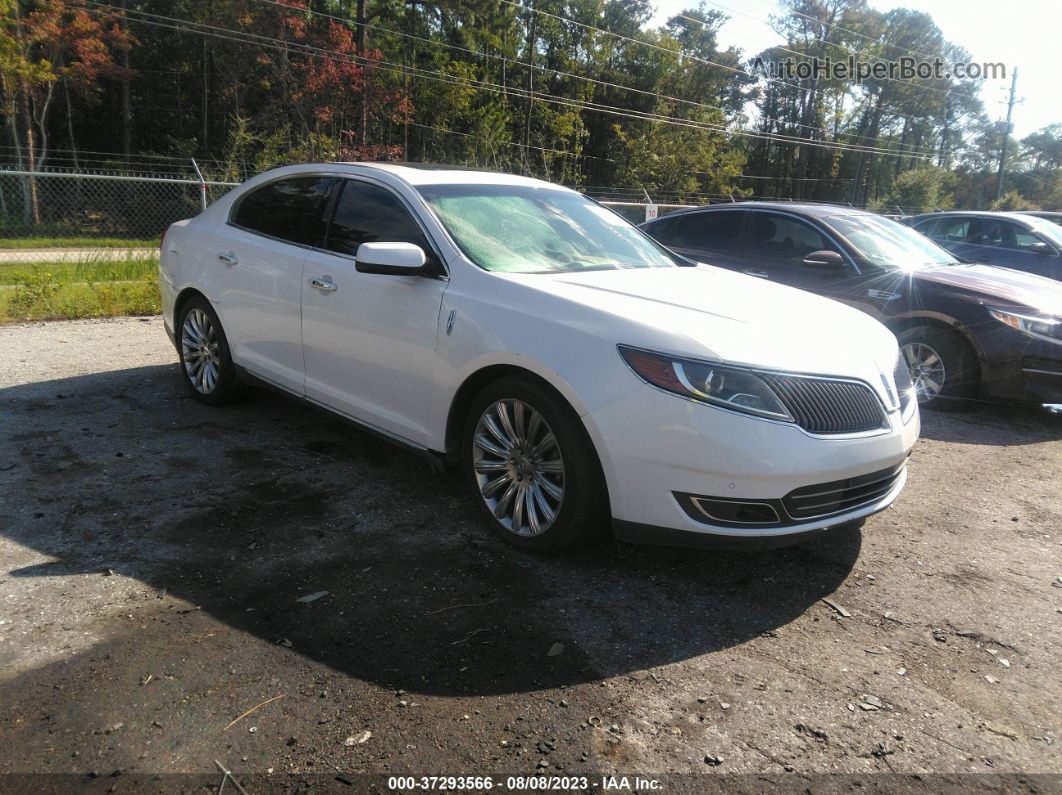 2014 Lincoln Mks   Белый vin: 1LNHL9DK9EG606191