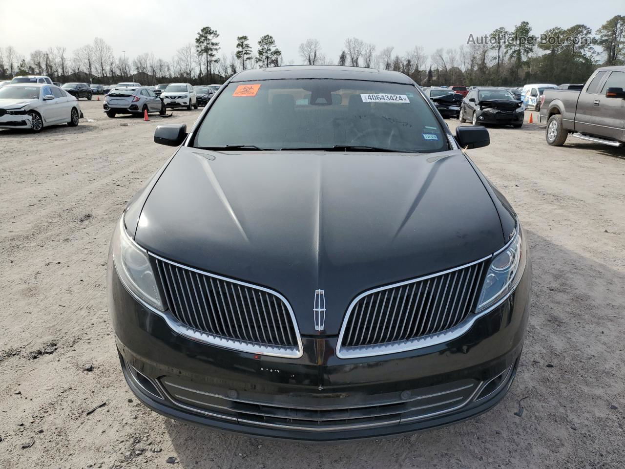 2014 Lincoln Mks  Black vin: 1LNHL9DKXEG600724