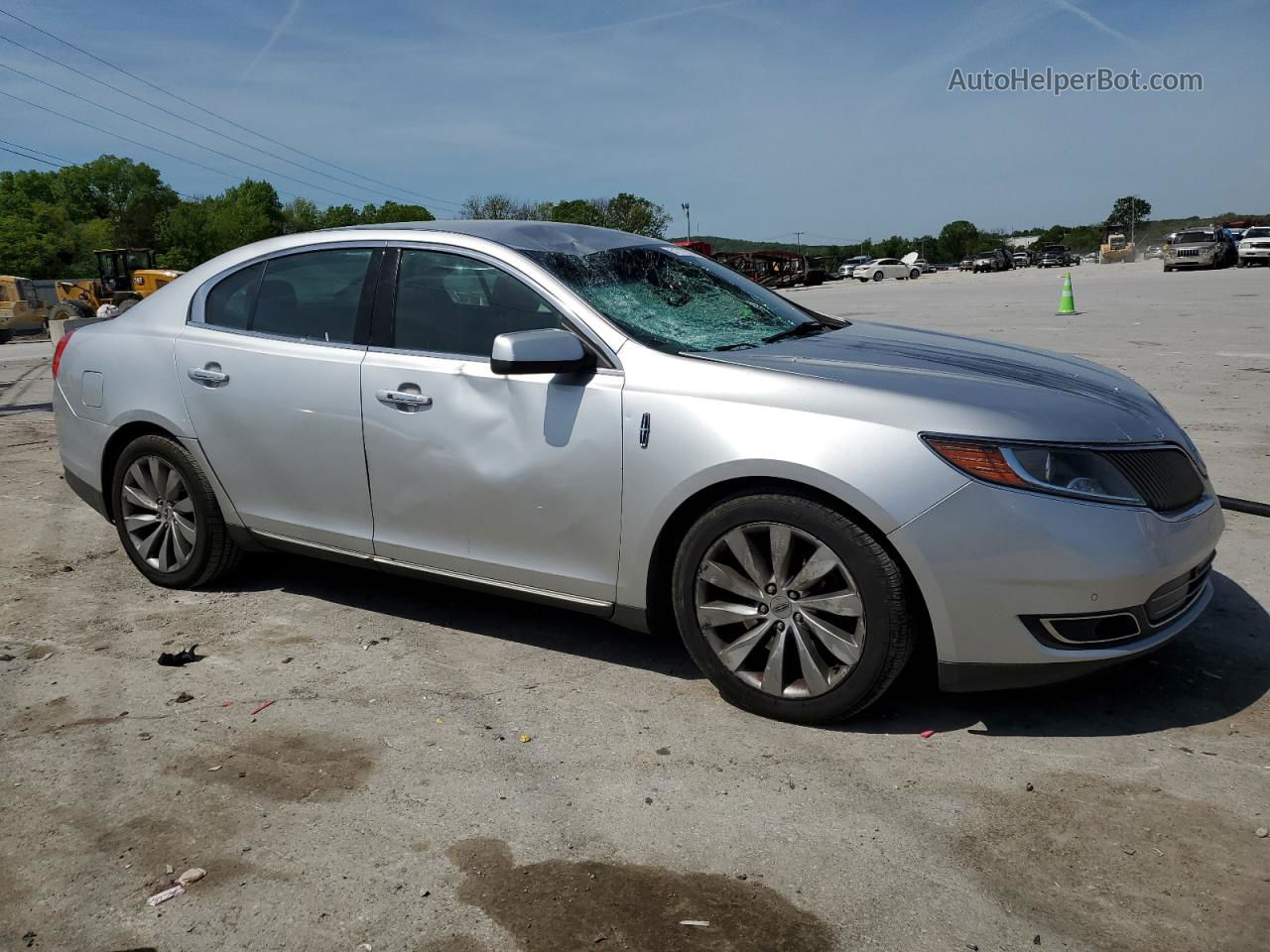 2014 Lincoln Mks  Silver vin: 1LNHL9DKXEG609696