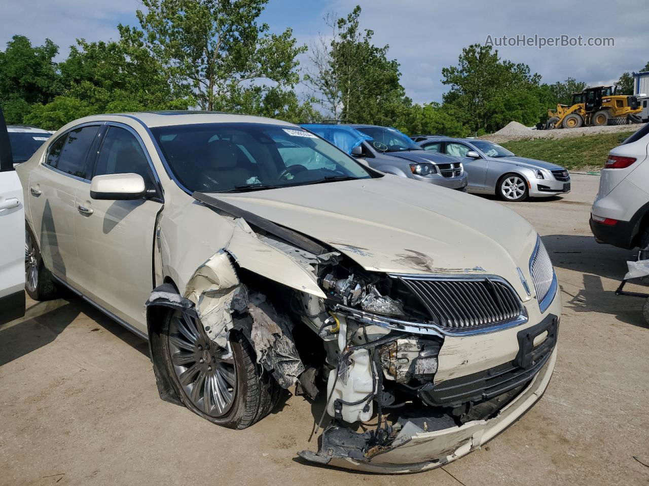 2014 Lincoln Mks  Tan vin: 1LNHL9EK0EG601945