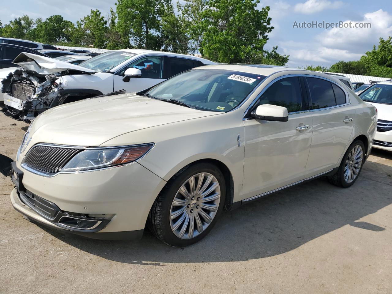 2014 Lincoln Mks  Tan vin: 1LNHL9EK0EG601945