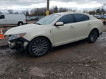 2014 Lincoln Mks  Cream vin: 1LNHL9EK0EG604134