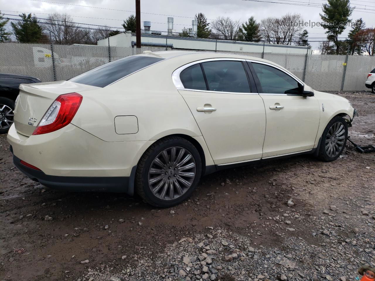 2014 Lincoln Mks  Cream vin: 1LNHL9EK0EG604134