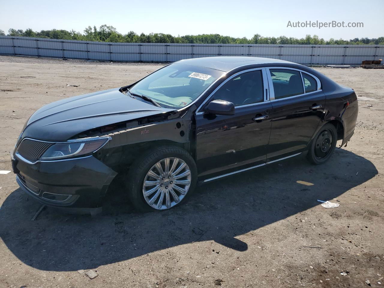 2014 Lincoln Mks  Black vin: 1LNHL9EK1EG610802