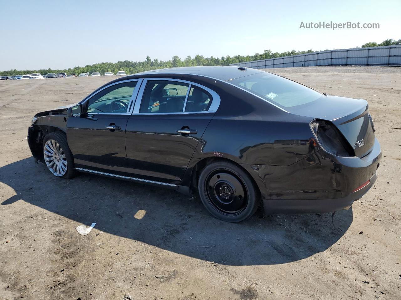 2014 Lincoln Mks  Black vin: 1LNHL9EK1EG610802