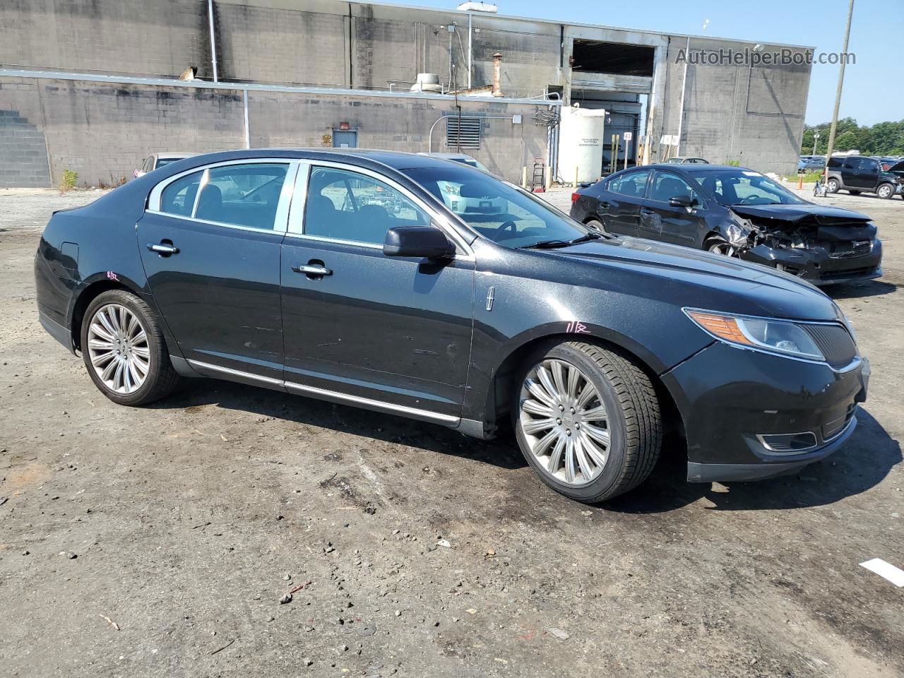 2014 Lincoln Mks  Black vin: 1LNHL9EK1EG610802