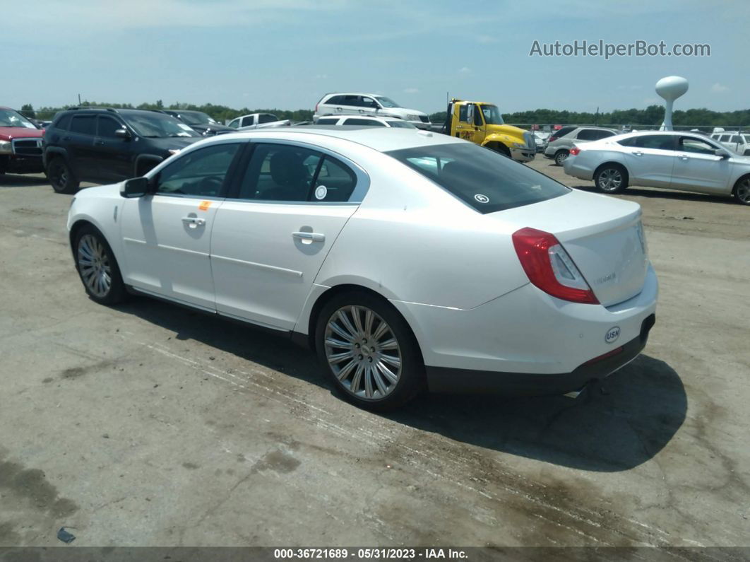 2014 Lincoln Mks   White vin: 1LNHL9EK1EG611738