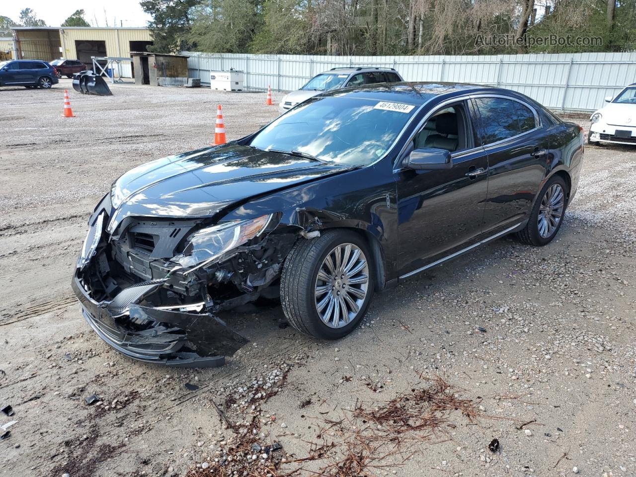 2014 Lincoln Mks  Black vin: 1LNHL9EK3EG612244